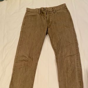 Kato Brand men’s slim cut jeans.